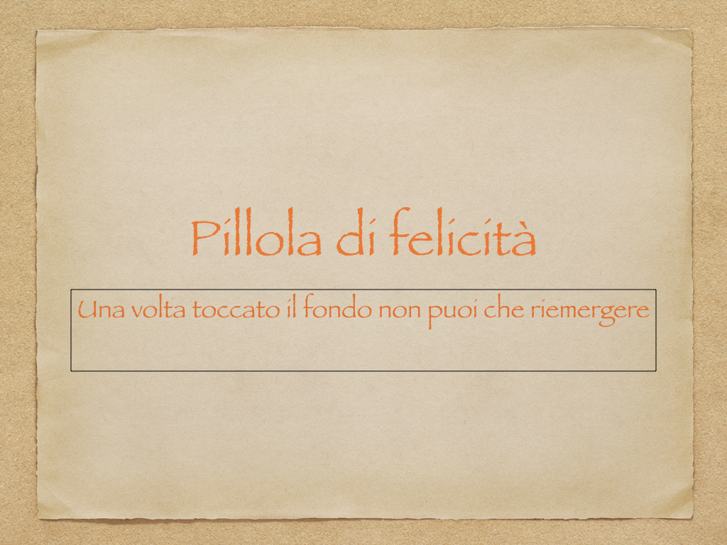 Pillola di felicità