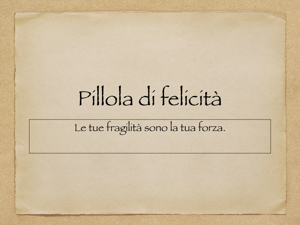 Pillola di felicità