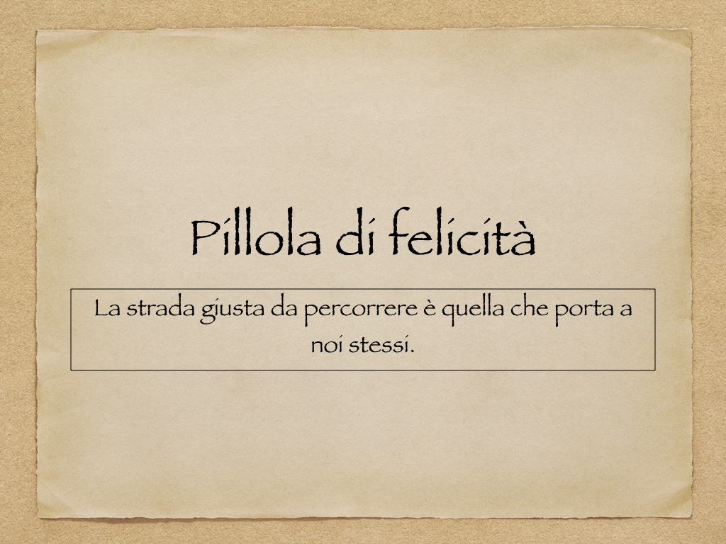 Pillola di felicità