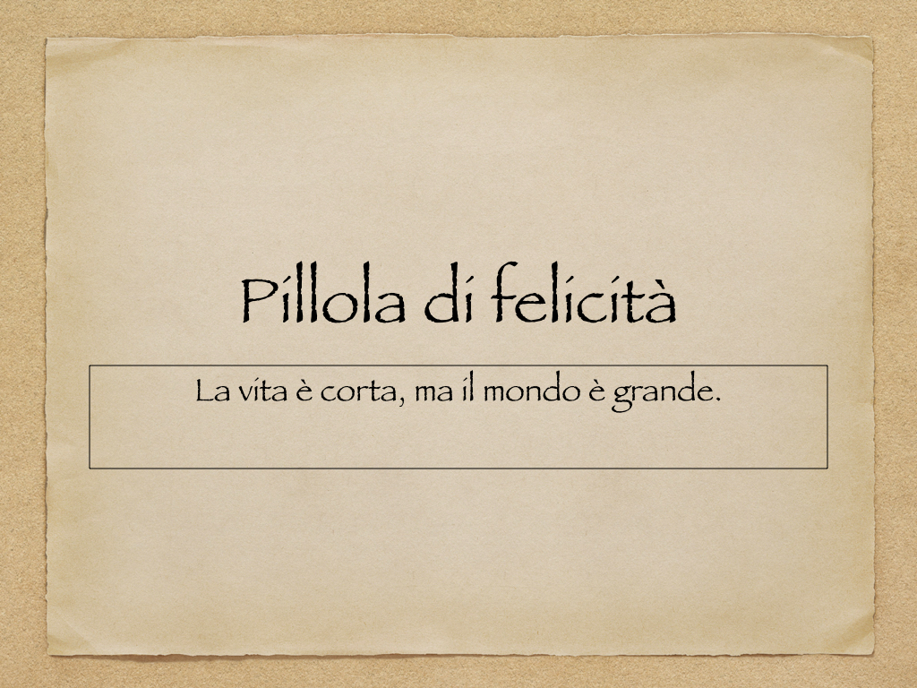 Pillola di felicità