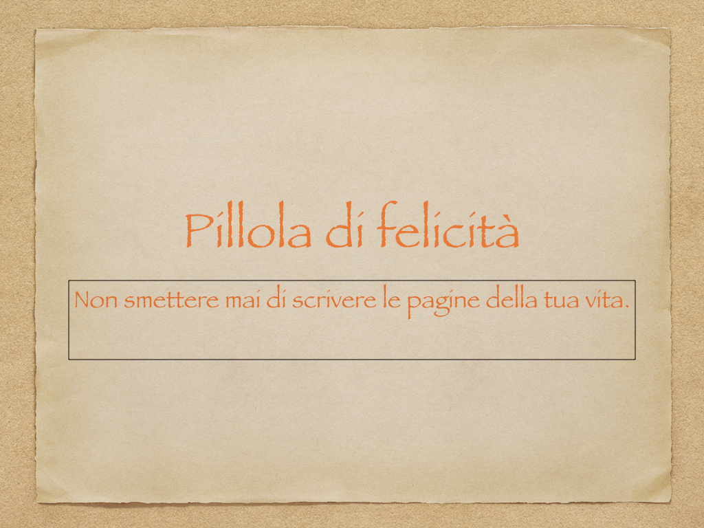 Pillola di felicità