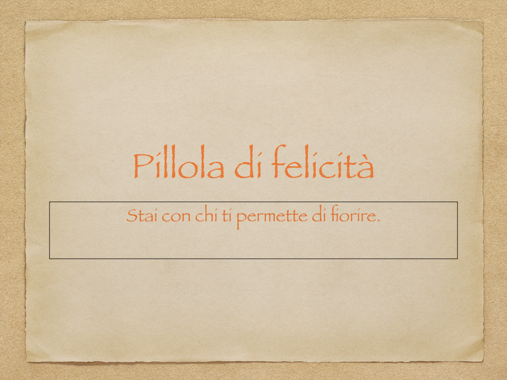 Pillola di felicità