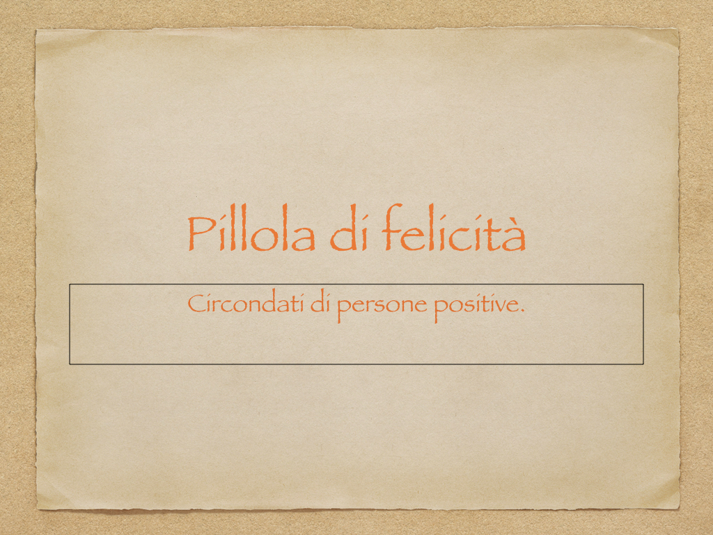 Pillola di felicità