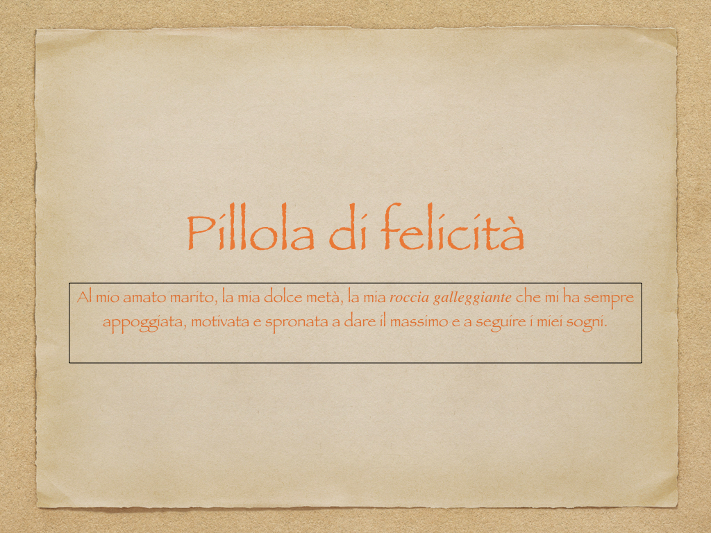 Pillola di felicità