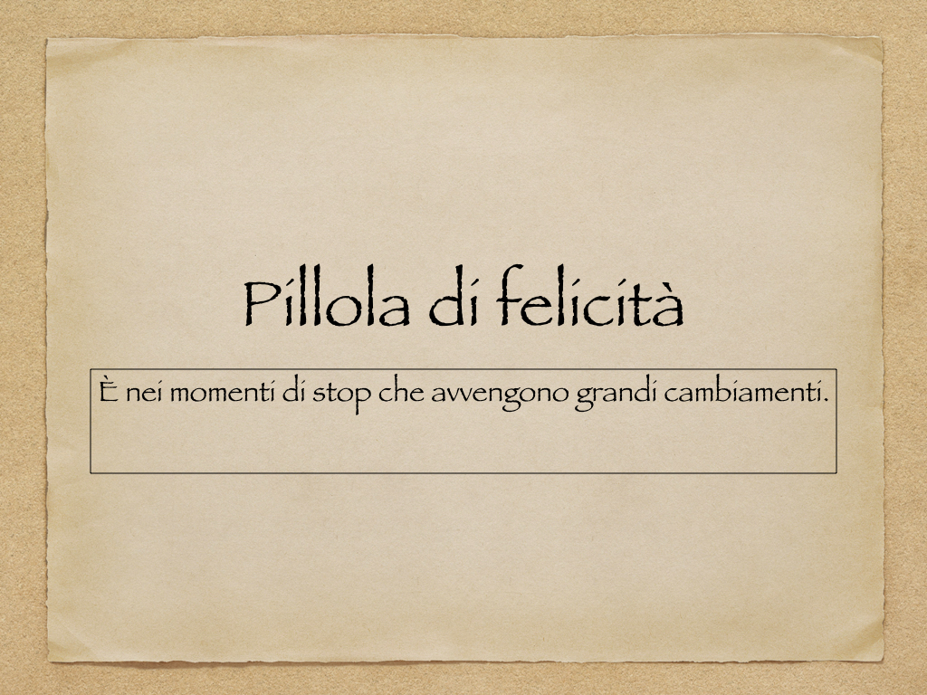 Pillola di felicità