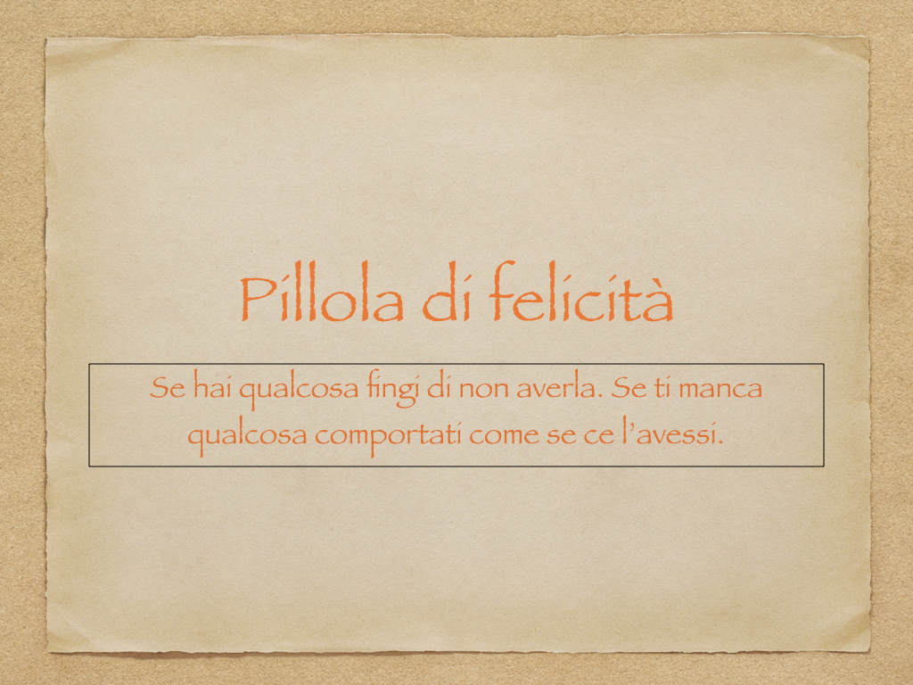 Pillola di felicità