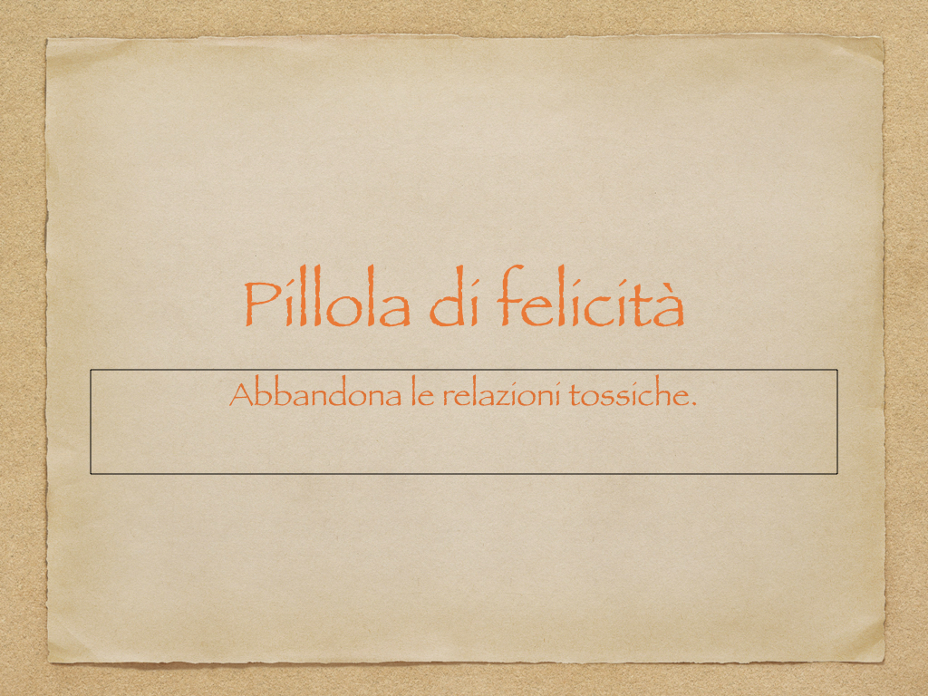 Pillola di felicità