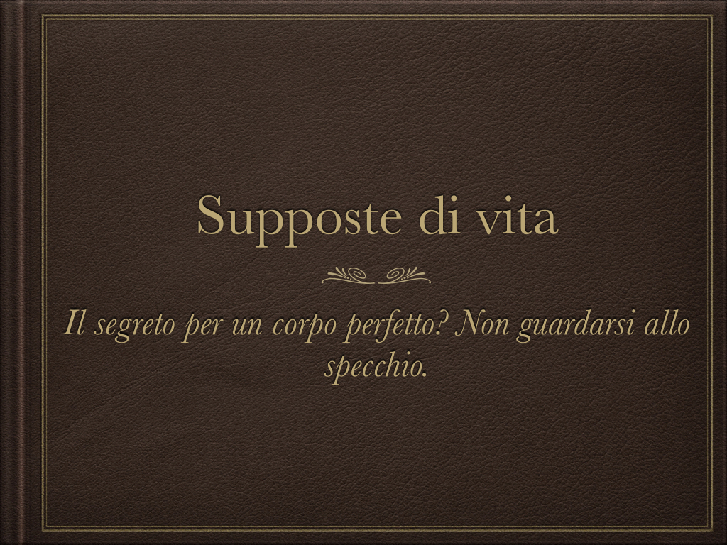Supposte di vita