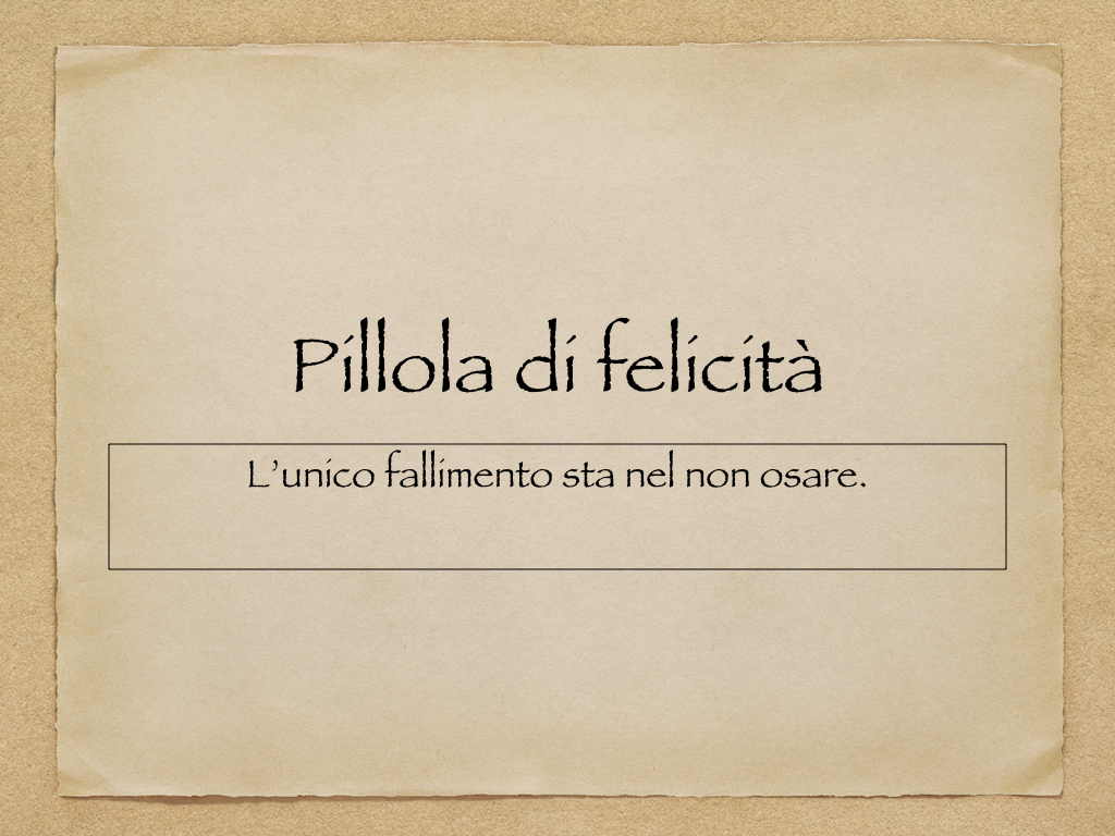 Pillola di felicità