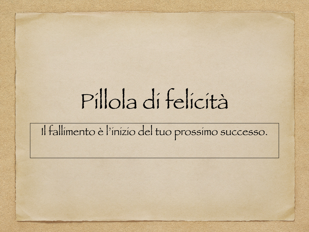 Pillola di felicità