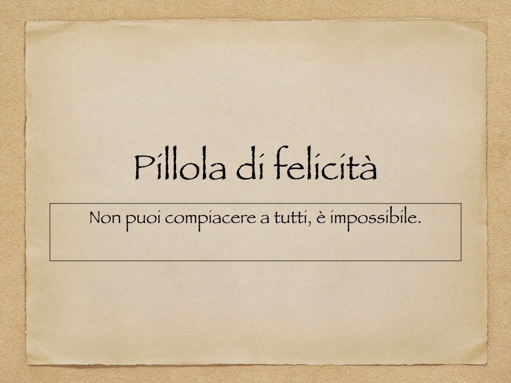 Pillola di felicità