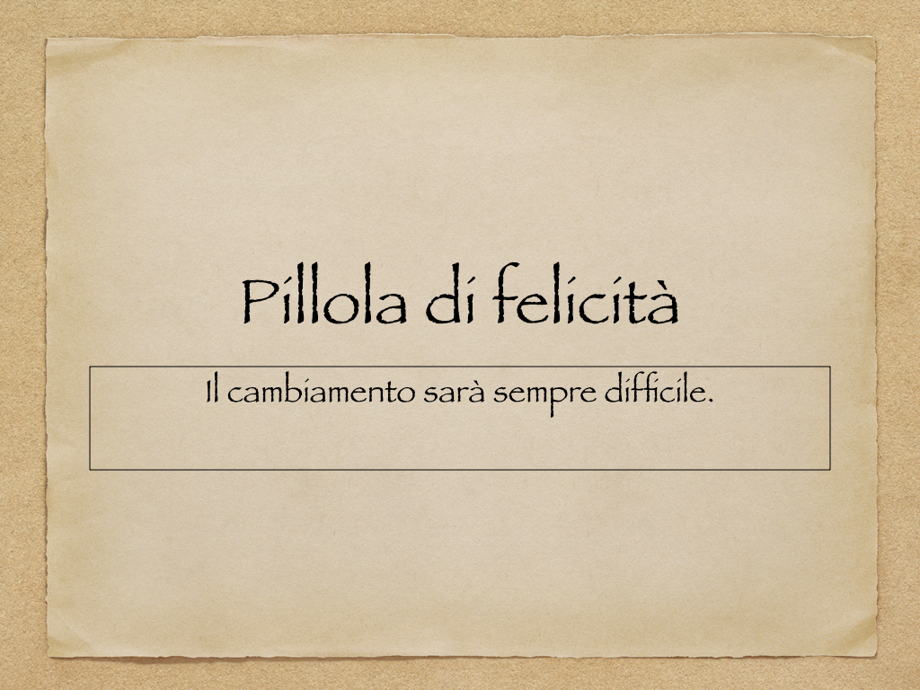 Pillola di felicità