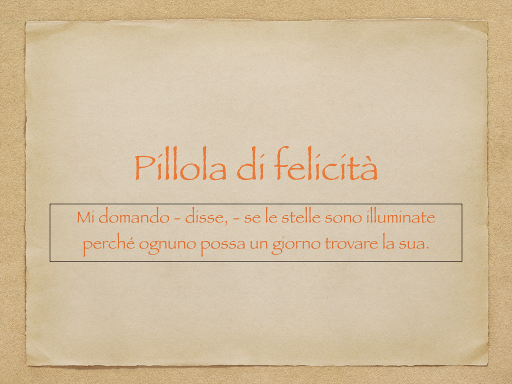 Pillola di felicità